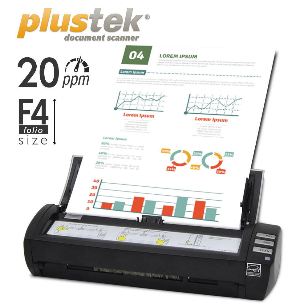 Scanner Plustek MobileOffice AD480 - Digitalsense