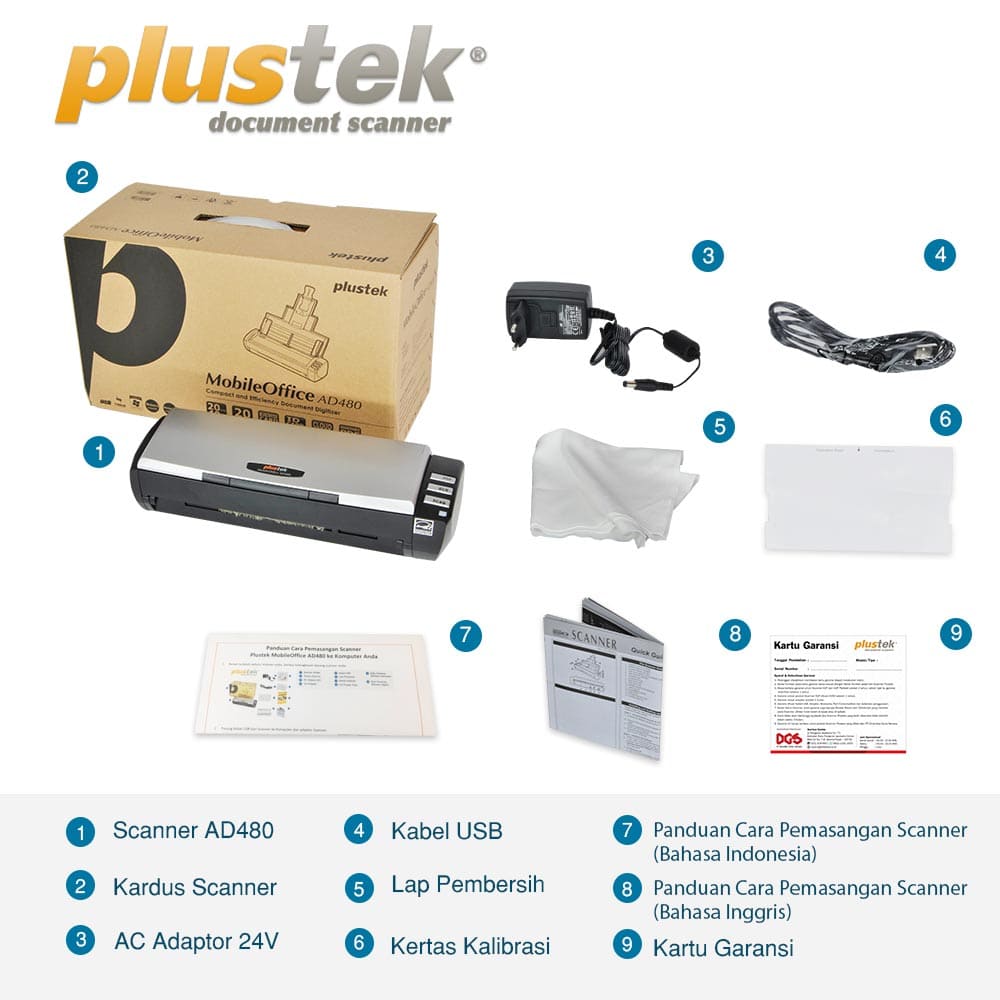 Plustek Scanner MobileOffice AD480 - Image 9