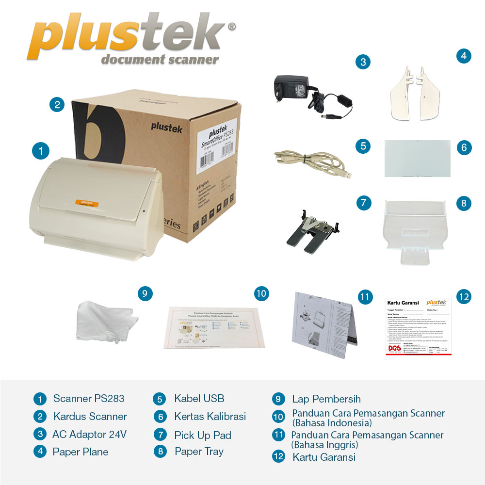 Plustek Scanner SmartOffice PS283 - Image 12