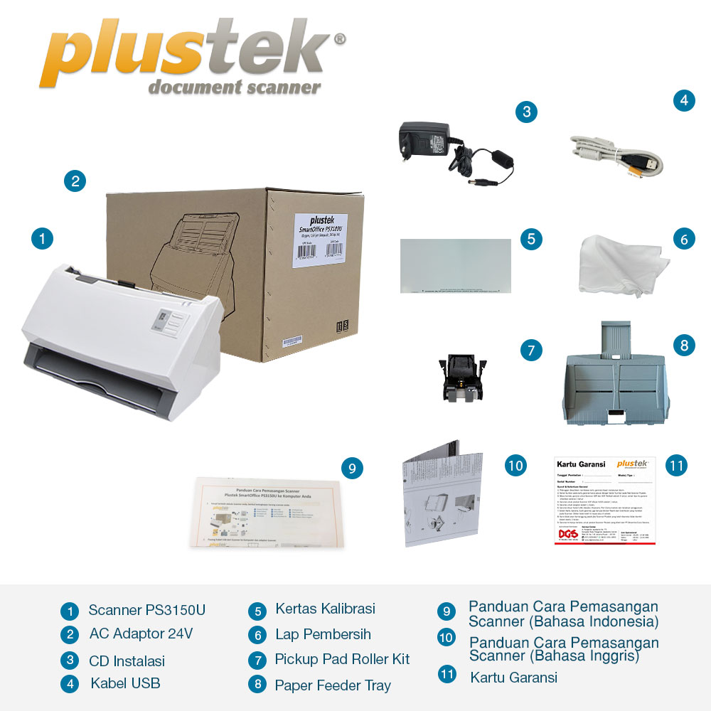 Plustek Scanner SmartOffice PS3150U - Image 10