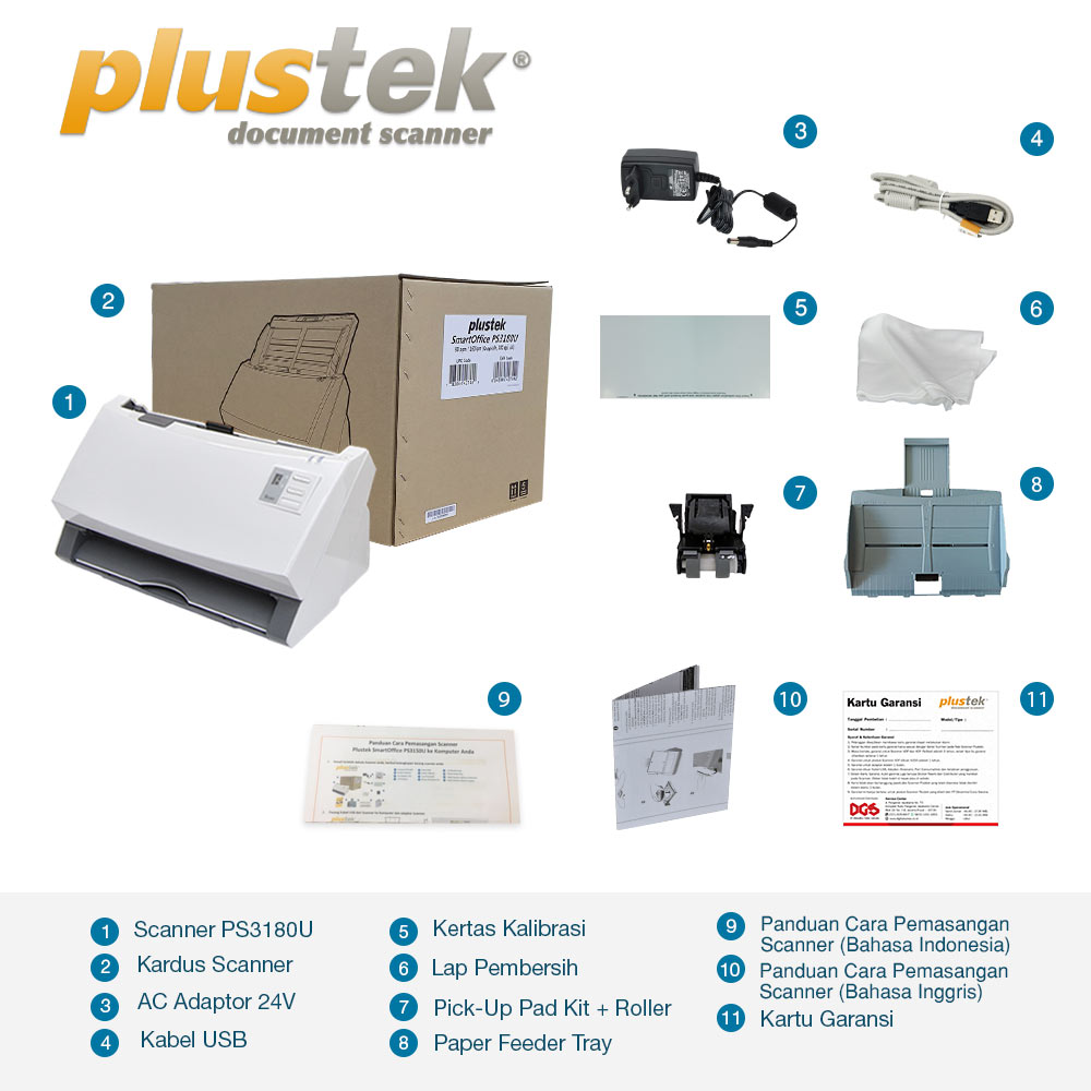 Plustek Scanner SmartOffice PS3180U - Image 10