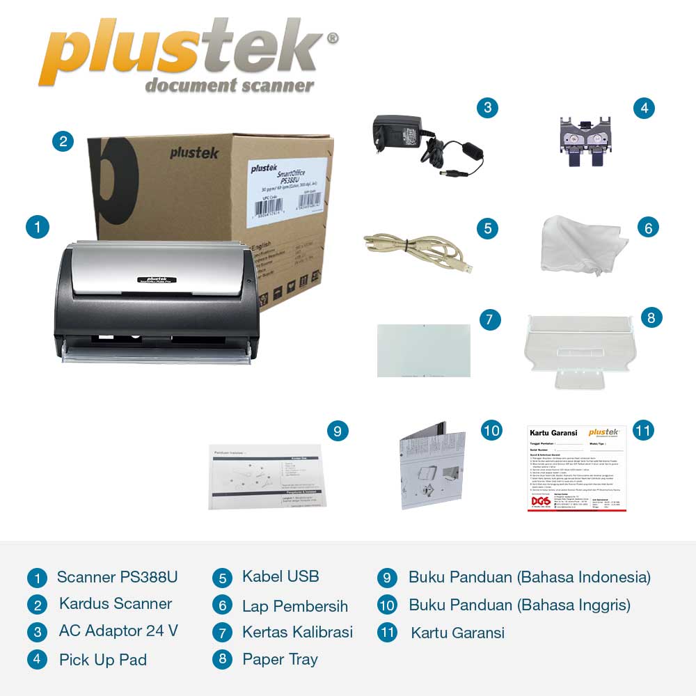 Plustek Scanner SmartOffice PS388U - Image 11