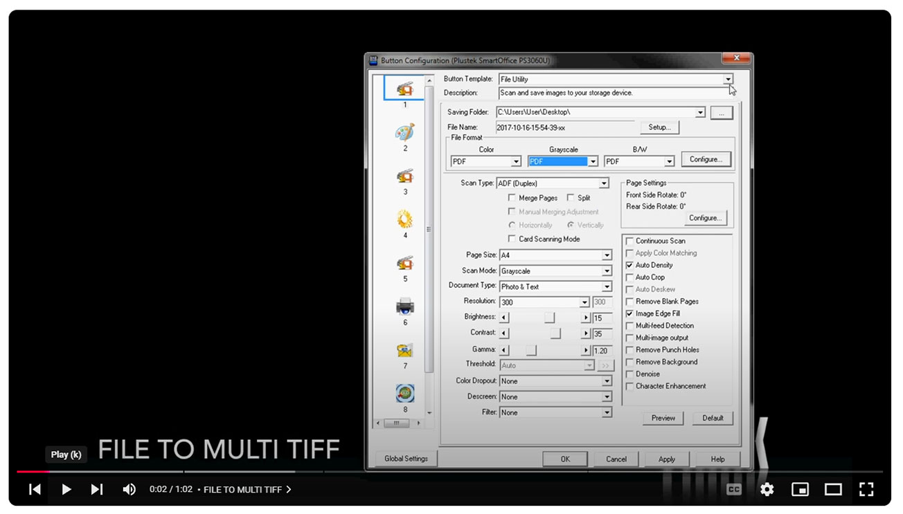 File to Multi TIFF