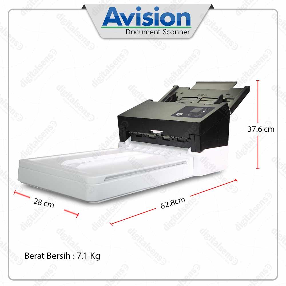 Avision-AD370F-ukuran-scanner