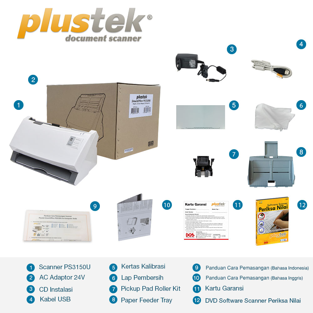 Plustek Scanner Periksa Nilai LJK PS3150U - Image 10