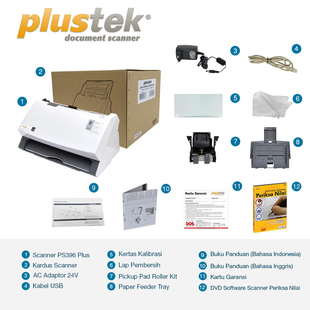 Plustek Scanner Periksa Nilai LJK PS396 Plus - Image 9