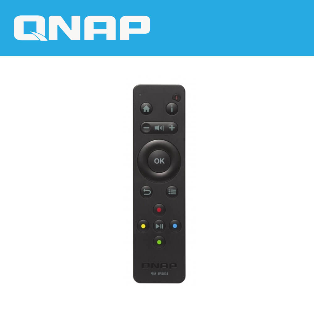 その他 QNAP RM-IR004 remote control IR Wireless Black Press buttons QNAP RM-IR004 IR Wireless Press the Buttons Black Remote
