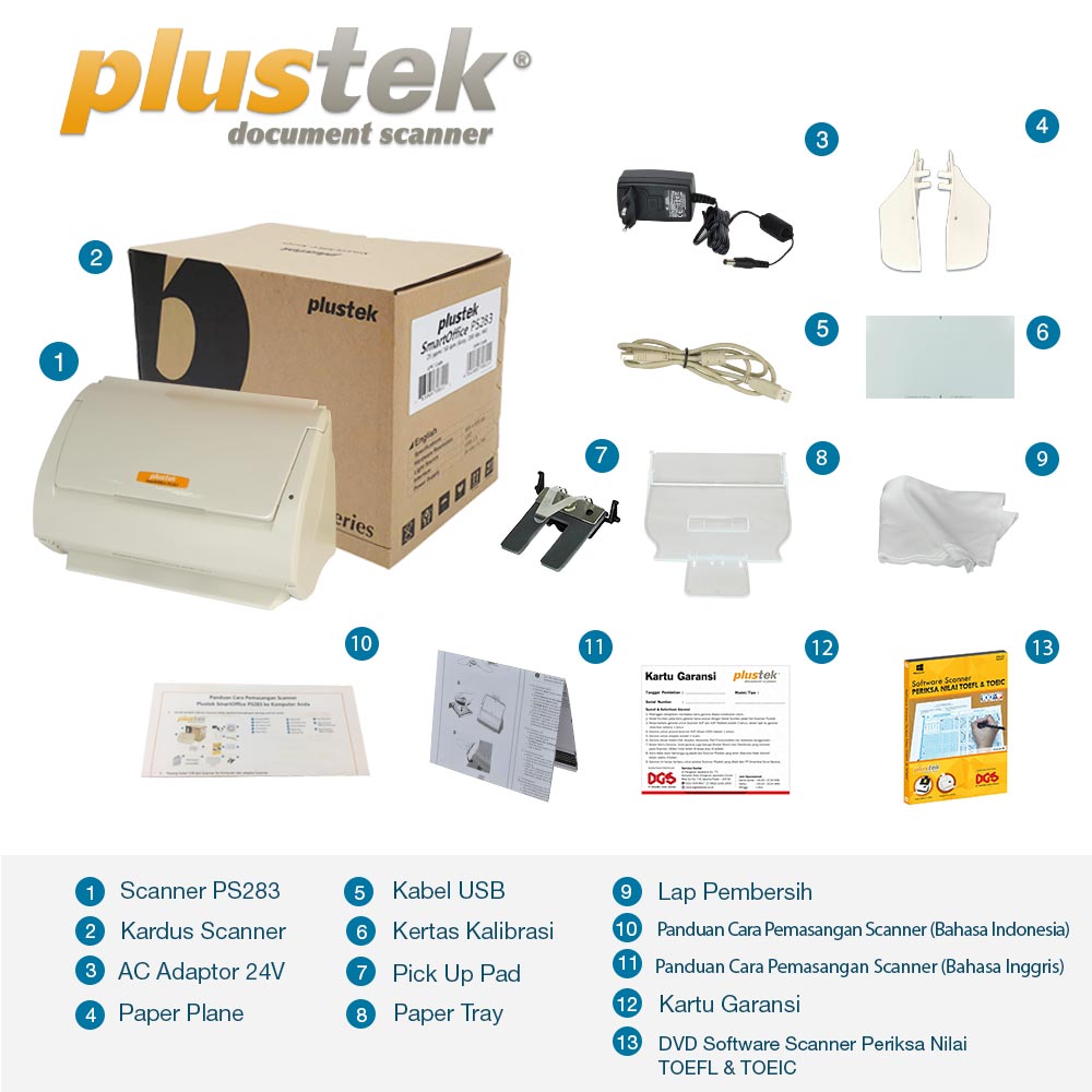 Plustek Scanner Periksa Nilai TOEFL & TOEIC PS283 - Image 10
