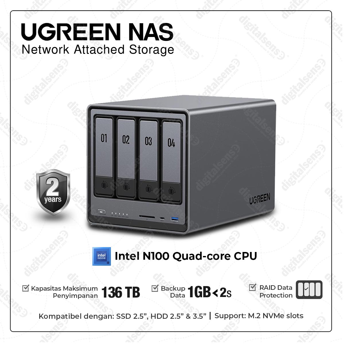 UGREEN NASync DXP4800 - Digitalsense