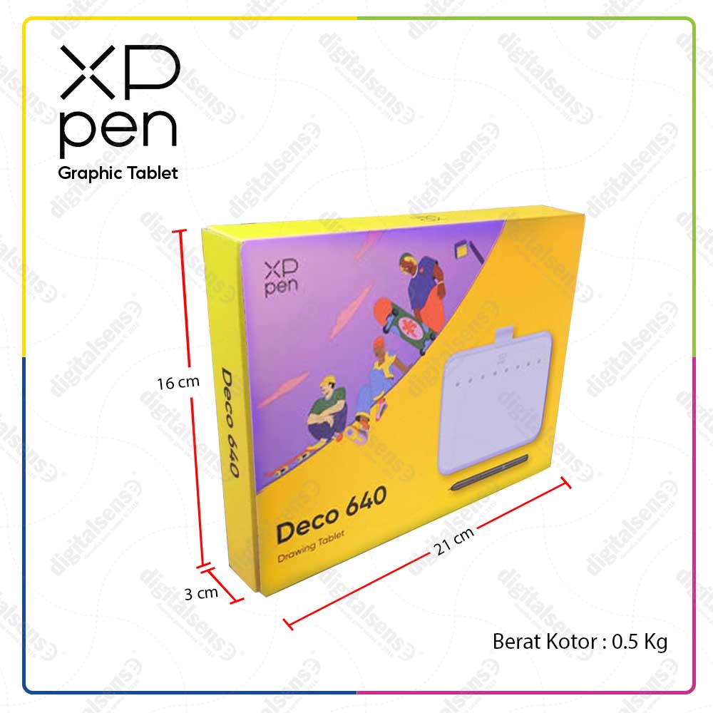 XP-Pen Deco 640 Purple - Image 7